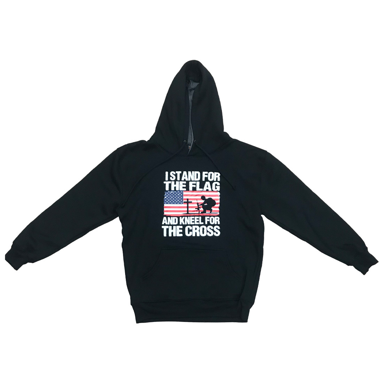 I Stand For The Flag And Kneel For The Cross Hoodie