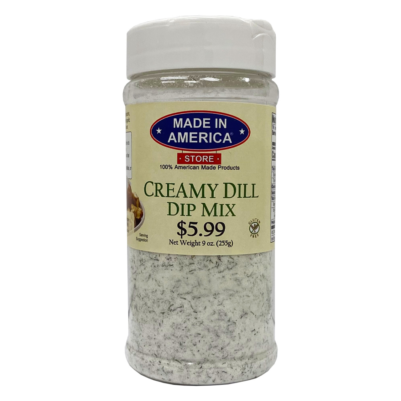 Made In America Store Creamy Dill Dip Mix 9 oz