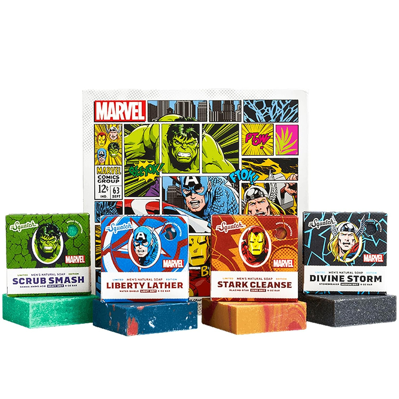 Dr. Squatch Soap Avengers Collection Box