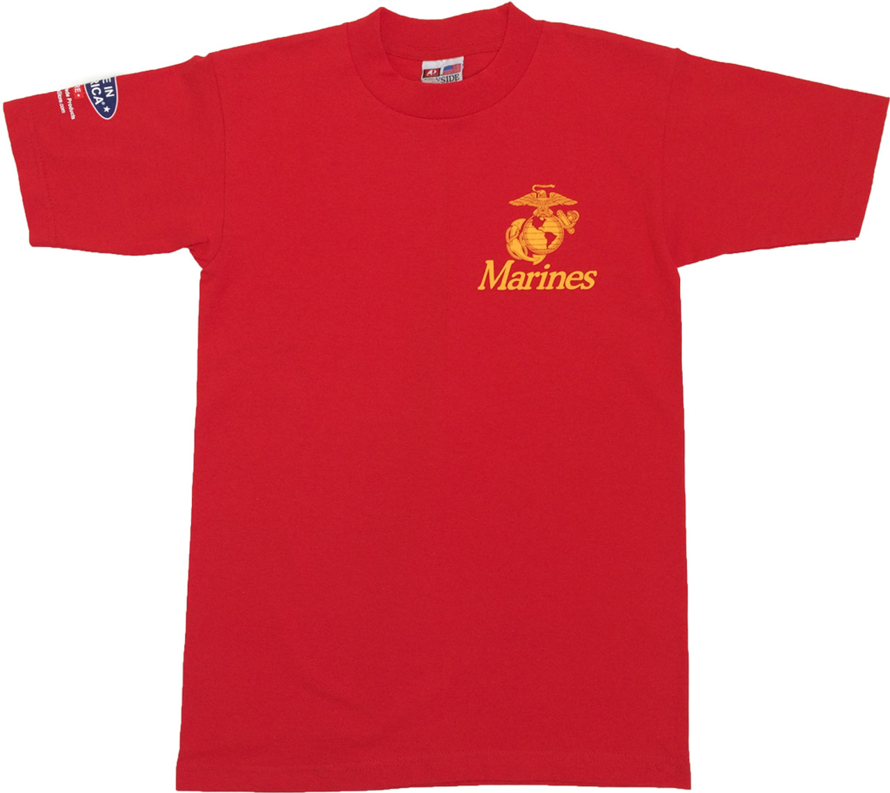 Made In America Store U S Marine Corps Military Logo T Shirt