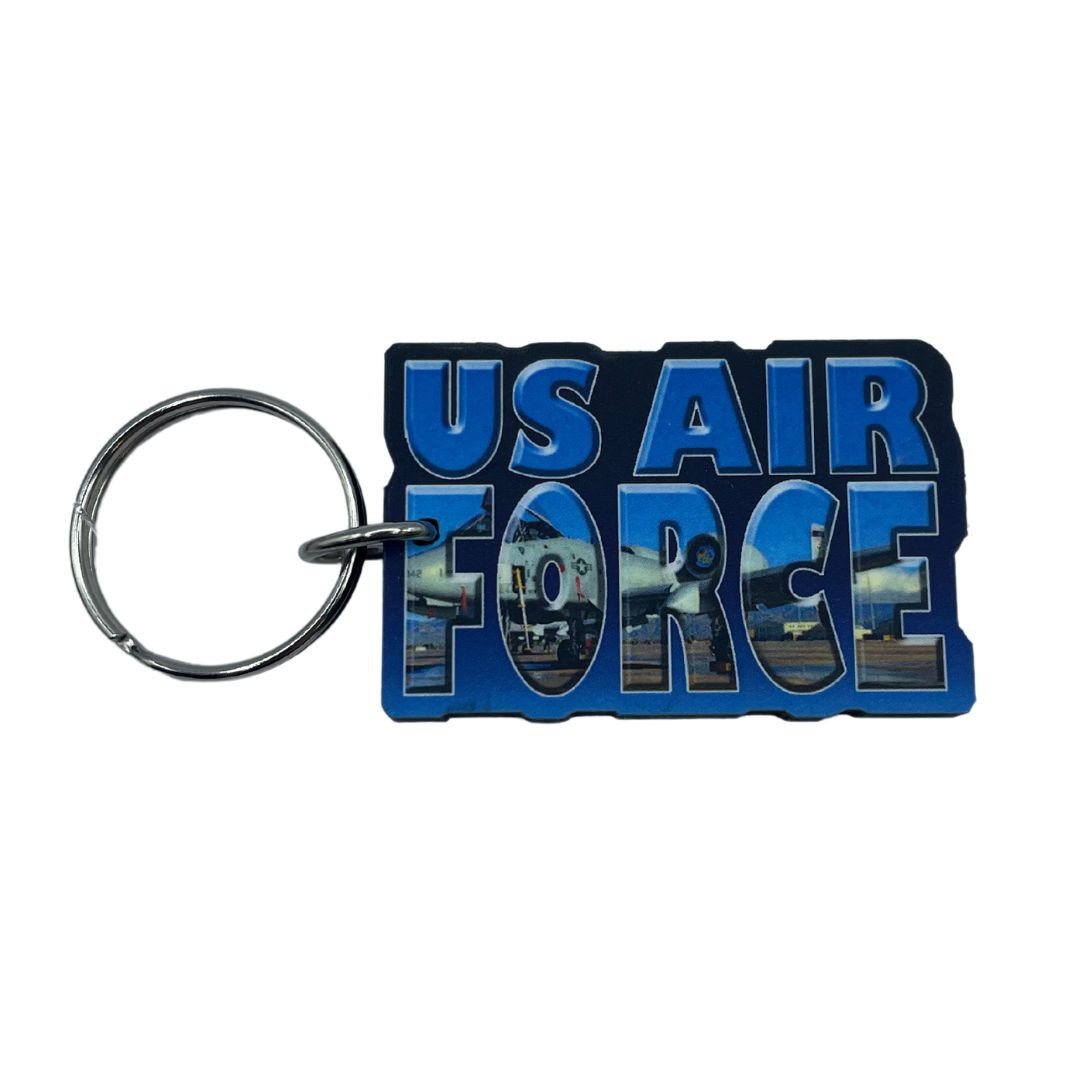 U.S. Air Force Wooden Keychain