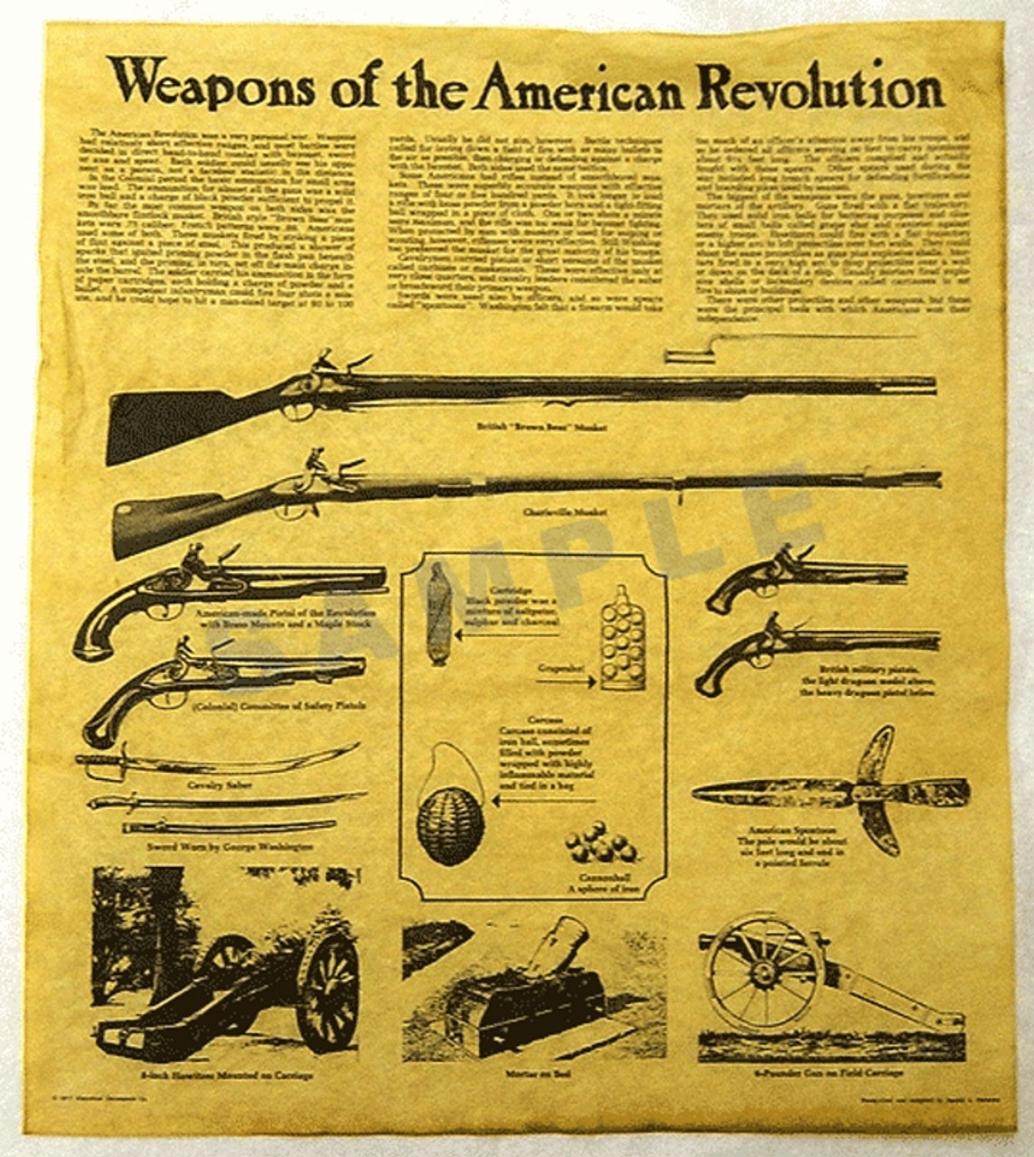 american revolution weapons