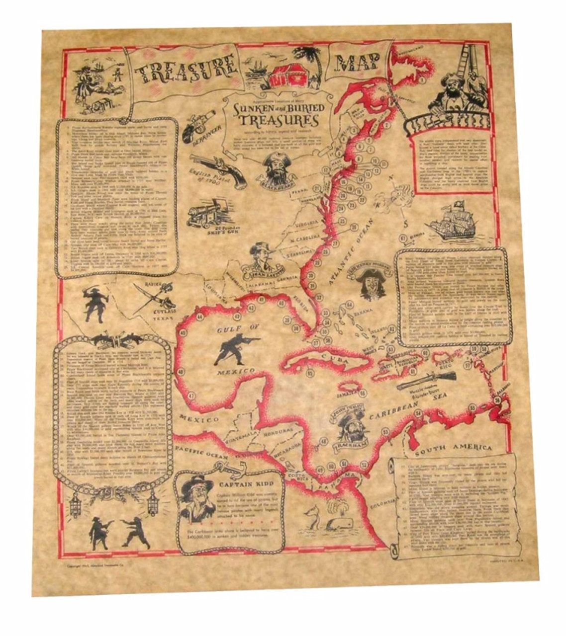 historical treasure maps