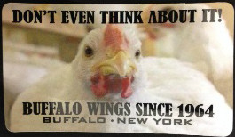 Buffalo Chicken Wings Postcard Made In America Store