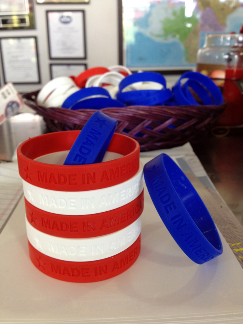 Made In America Silicone Wrist Band