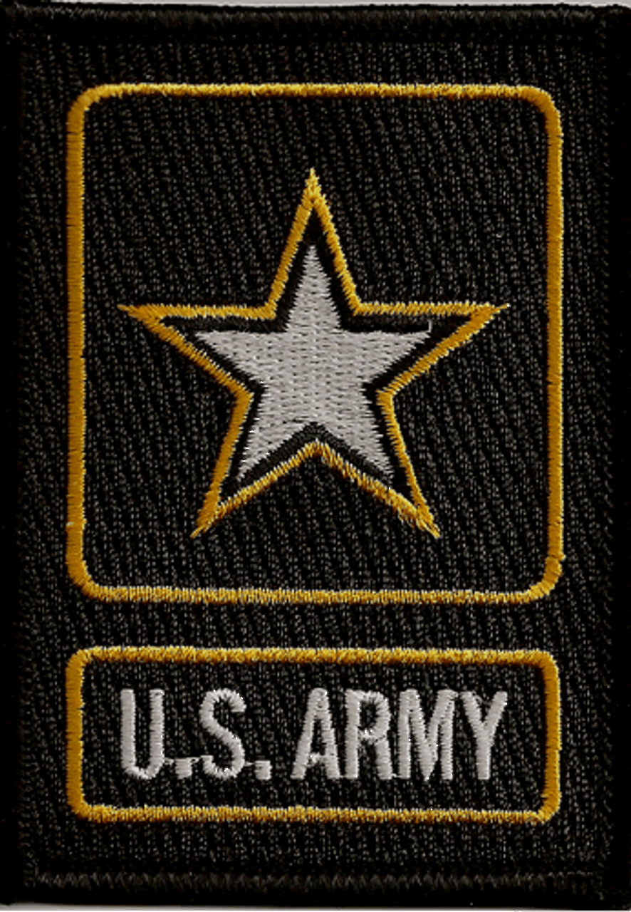 U.S. Army Military Logo Iron On Patch
