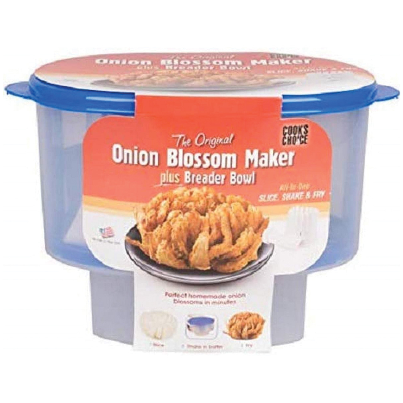 Cook's Choice Original Breader Bowl with Onion Blossom Maker