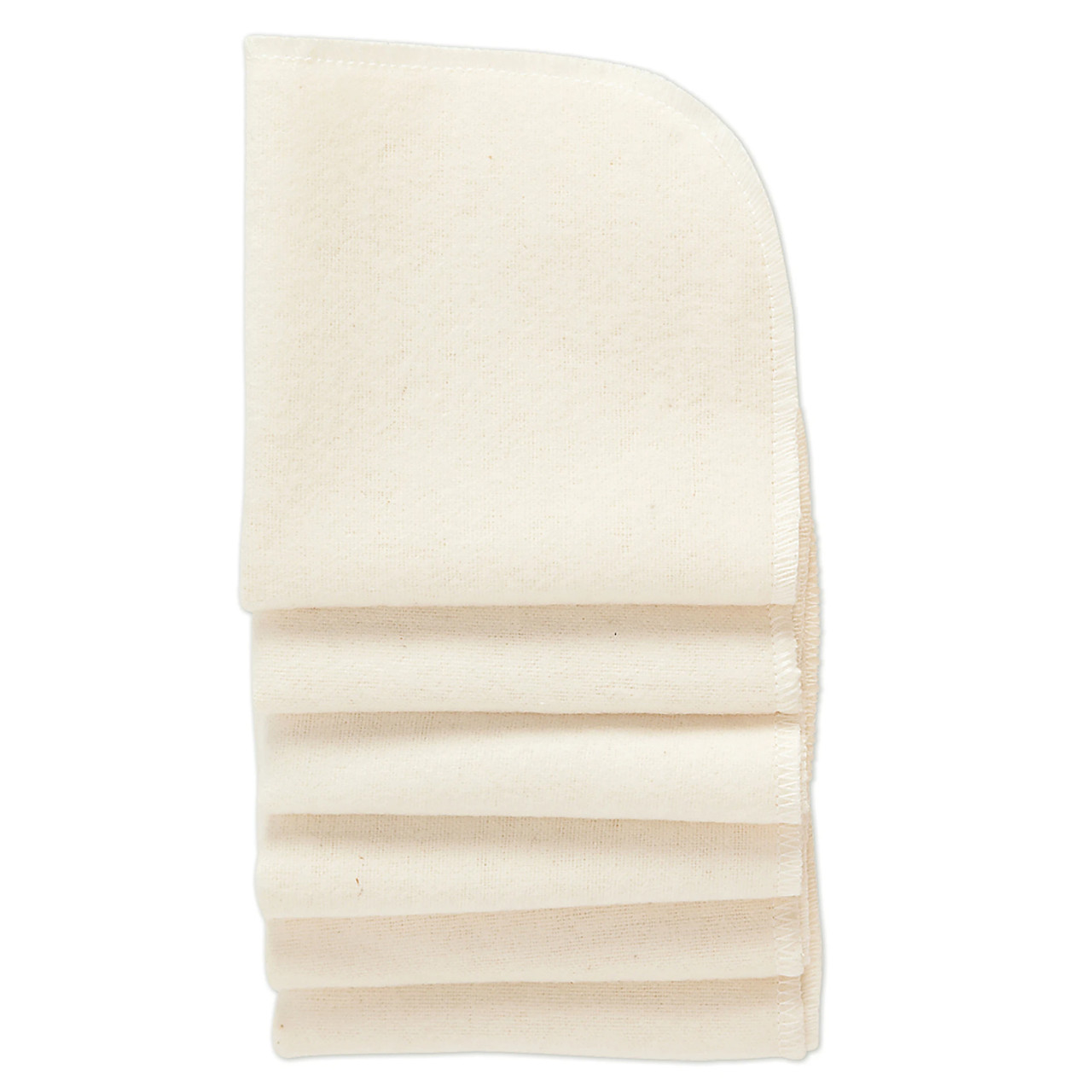 Nuangel Baby Washcloths in White | Cotton
