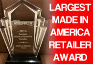 "Largest Made In America Retailer" Award "Largest Made In America Retailer" Award