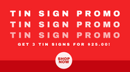 Tin Sign Promo Tin Sign Promo