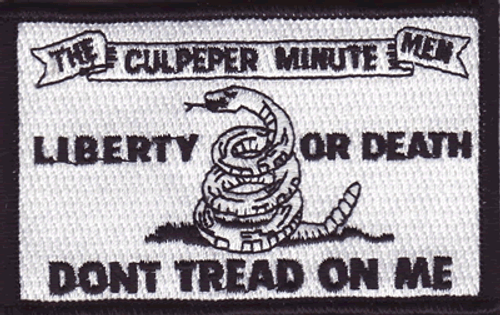 U.S. Culpeper Minutemen Iron On Patch U.S. Culpeper Minutemen Iron On Patch