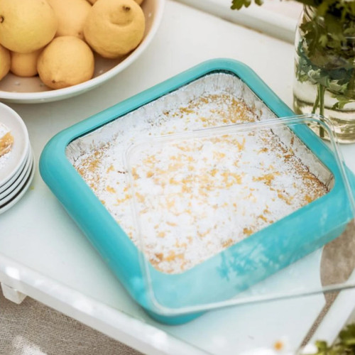8x8 White Foil Pan Carrier for Potlucks and Parties - FANCY PANZ™