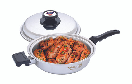 Americraft 1 Quart Small Sauce Pan Waterless Cookware (with Made