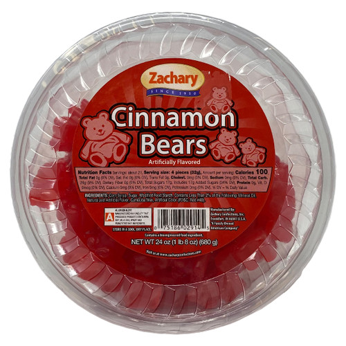 Zachary Tub Cinnamon Bears, 24 oz.