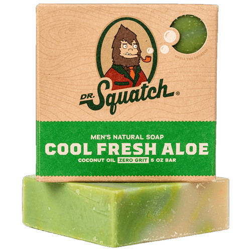 Dr. Squatch All Natural Bar Soap for Men with Zero Grit, 5 Pack, Bay Rum 
