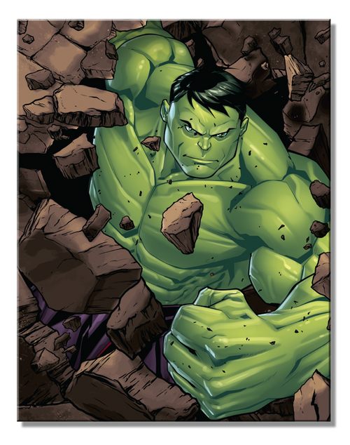 Hulk Rendered Tin Sign (12.5"x16") Hulk Rendered Tin Sign (12.5"x16")