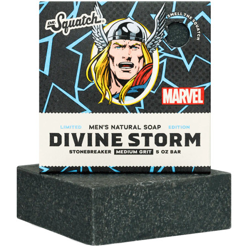  Dr. Squatch Soap Avengers Collection with Collector's Box -  Men's Natural Bar Soap - 4 Bar Soap Bundle inspired by the Incredible Hulk,  Iron Man, Thor, Captain America : Beauty & Personal Care
