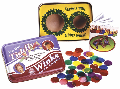Tiddly Winks Toy Tin
