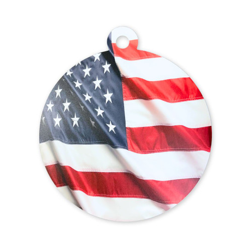 Door Hanger - Waving Flag (9") Door Hanger - Waving Flag (9")