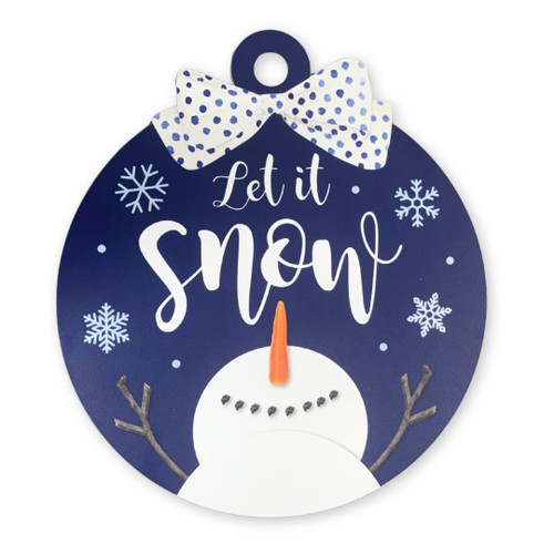 Door Hanger - Let It Snow - Snowman (19") Door Hanger - Let It Snow - Snowman (19")