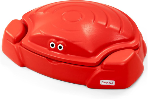 Simplay3 Coastal Crab Sandbox, Red Simplay3 Coastal Crab Sandbox, Red