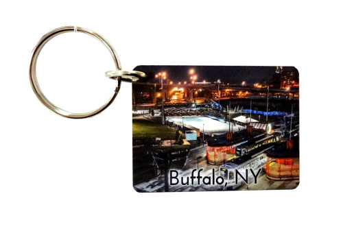 Buffalo Subway Wooden Keychain Buffalo Subway Wooden Keychain
