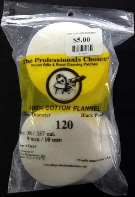 TCS Gun Cleaning Patches (2.75")