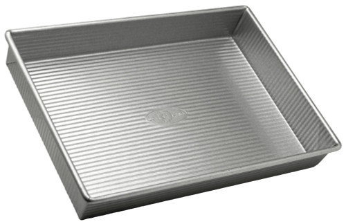 Usa Pan Cake Pan, Square, 8 Inch