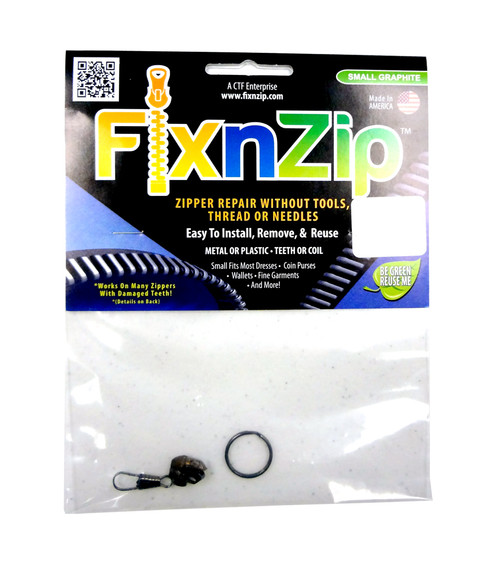 FixNZip Replacement Zipper Slider Zip Puller Repair Kit Easy to