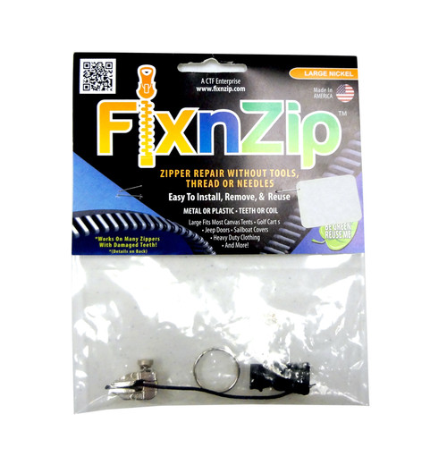 FixnZip Zipper Repair Kit Large 8-10