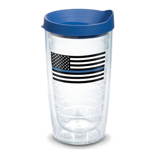 Tervis Thin Blue Line Flag Tumbler (16 oz.) Tervis Thin Blue Line Flag Tumbler (16 oz.)