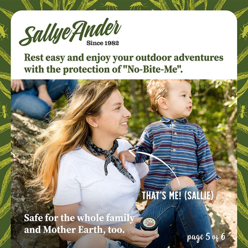 SallyeAnder No-Bite-Me Natural Bug Repellent & Anti Itch Cream