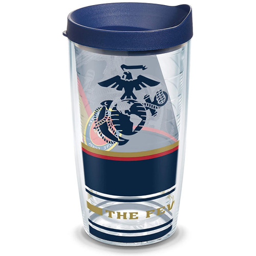 Tervis Marines Forever Proud Tumbler with Lid (16 oz.) Tervis Marines Forever Proud Tumbler with Lid (16 oz.)