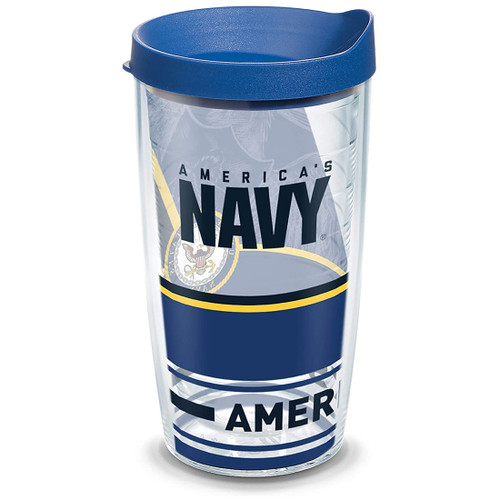 Tervis Made in USA Double Walled Air Force Forever Proud Insulated Tumbler Cup Keeps Drinks Cold & Hot, 16oz, Classic, Other