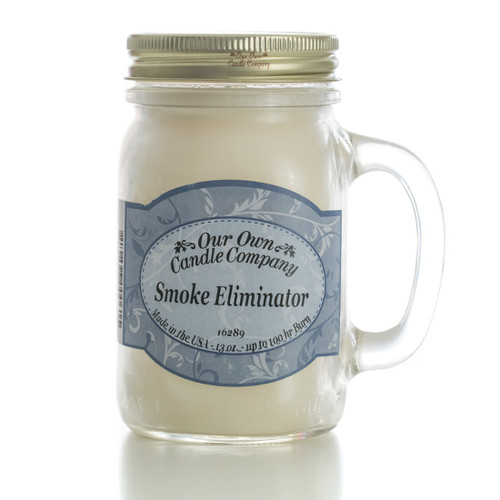 Smoke Eliminator Glass Mason Jar Soy Candle (13 oz.)