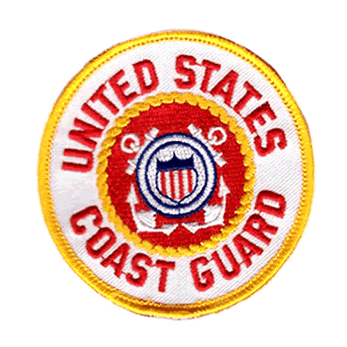 Waving American Flag Iron On Patch