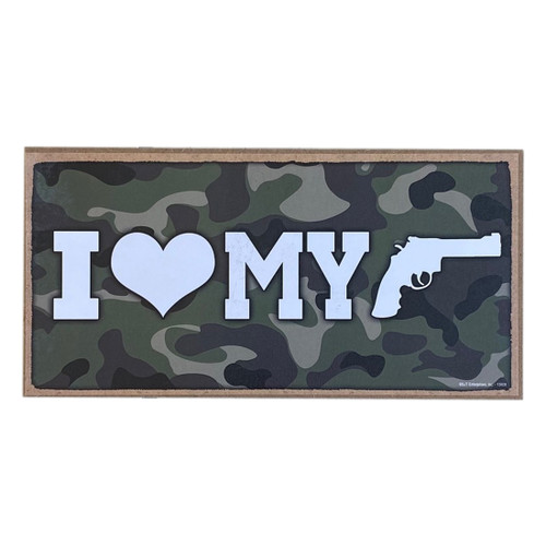 I Love My Wooden Plaque (5"x10") I Love My Wooden Plaque (5"x10")