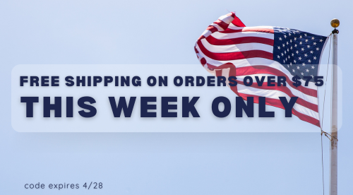 Free Shipping Over $75!