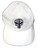 Thin Red Line Skull Unstructured Baseball Cap (White) Thin Red Line Skull Unstructured Baseball Cap (White)