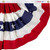 Valley Forge Pleated Mini Fan Flag With Stars Bunting 1.5'x3' Valley Forge Pleated Mini Fan Flag With Stars Bunting 1.5'x3'