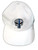Thin Blue Line Skull Unstructured Baseball Cap (White) Thin Blue Line Skull Unstructured Baseball Cap (White)