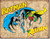 Batman & Robin - Weathered Panels Tin Sign (16"x12.5")