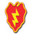 25th Infantry Division Crest (Lightning) Military Magnet 25th Infantry Division Crest (Lightning) Military Magnet