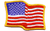Waving American Flag Iron On Patch Waving American Flag Iron On Patch