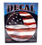 Waving American Flag Round Vinyl Decal Sticker Waving American Flag Round Vinyl Decal Sticker