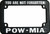 POW/MIA Motorcycle License Plate Frame POW/MIA Motorcycle License Plate Frame