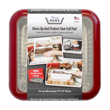 Fancy Panz FP FP88002 8 x 8 Red Master Case Casserole/Dessert Carrier