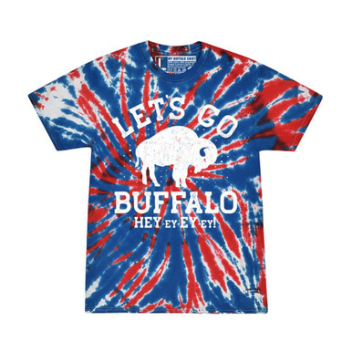 Unisex Adult Tie-Dye Sweatshirt - Let's Go Buffalo