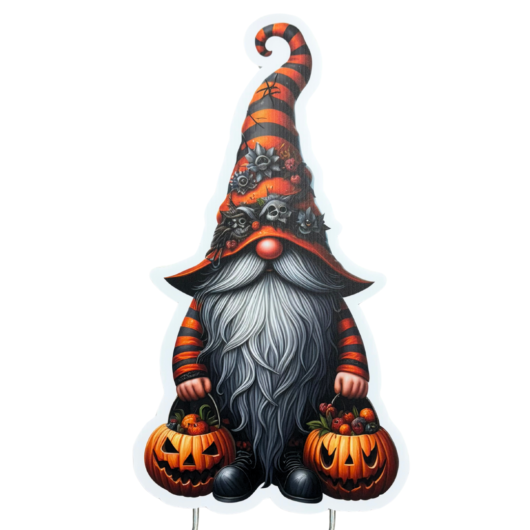 Image of Halloween Gnome Yard Stake