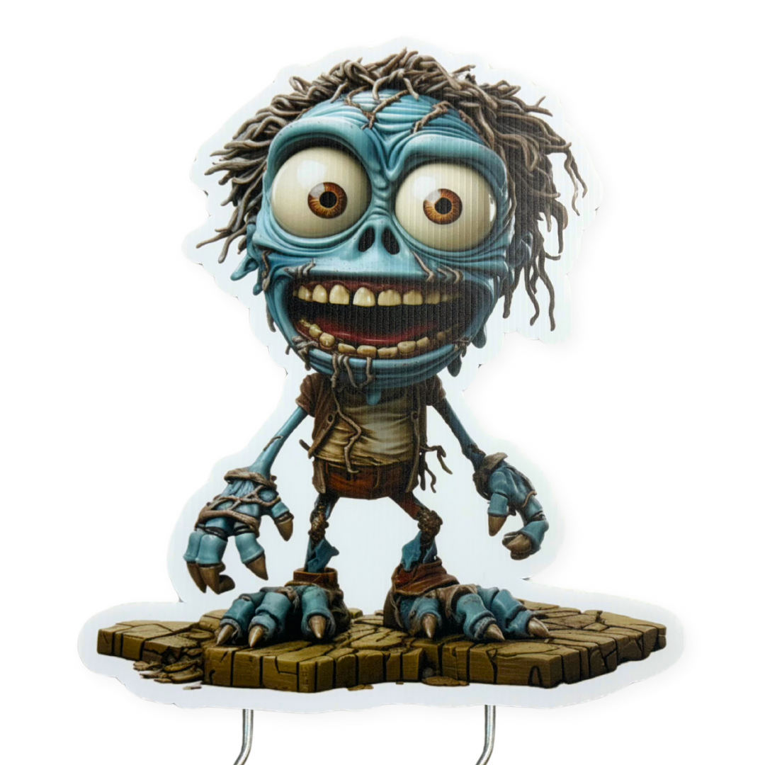 Image of Blue Monster Yard Stake